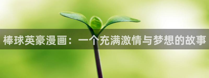 漫蛙.：棒球英豪漫画：一个充满激情与梦想的故事